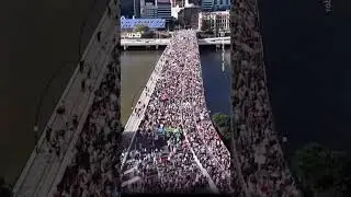 NATIONWIDE pro-Palestine rallies in Australia top 350,000 today in protests across 40 cities