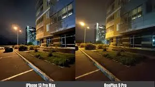 Photo battle OnePlus 9 Pro vs Apple iPhone 13 Pro Max