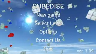 Cubedise - Main Menu