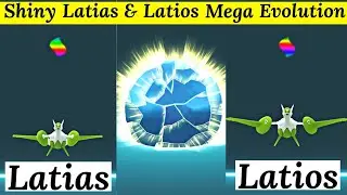 Shiny Latias & Latios Mega Evolution Pokemon Go | Air Adventures Event Shiny Mega Pokemon Evolution