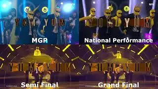 Subwoolfer - Give That Wolf a Banana (Eurovision 2022) || 4-Way Comparison