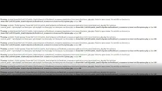 php Codeigniter 3 System/core/Exceptions.php on line 268 Error