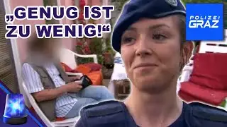 Rauschig 🍺: Betrunkener sorgt für Krawall im eigenen Garten | Polizei Graz -Radau in Karlau | ATV