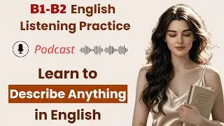 Learn to Describe Anything in English | B1 English Listening Practice Podcast