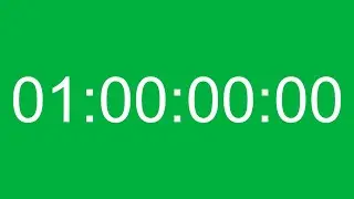 Green Screen || 1 Hour Timecode [60FPS] HD || Green Screen Effects