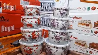 Premium Quality Ceramic Bowl Set | Air Tight Kitchen Bowl Set | Bowl Set Price