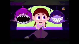 Scary sharks are flying tonight Volly the Violiet Shark Version