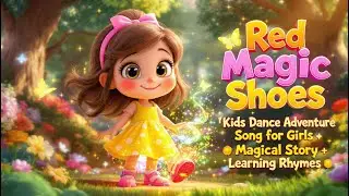 ✨Red Magic Shoes 👠 | Magical Dance Adventure Song for Girls | Kids Nursery Rhymes & Fun Learning