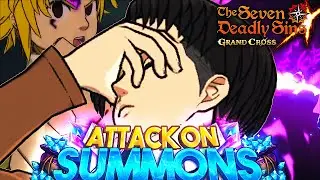 600 GEMS!! NEW AOT COLLAB GLOBAL SUMMONS! | Seven Deadly Sins: Grand Cross