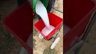 Simplify fertilizing with this hand-pushed spreader | Reduces labor | Essential farming tool