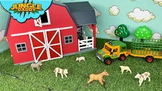 Terra Red Barn Animal Playset!! 