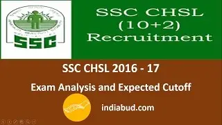 SSC CHSL Expected Cutoff and Exam Analysis