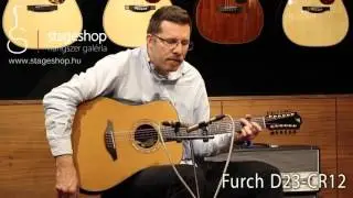 Furch D23-CR 12 strings guitar demo in Stageshop