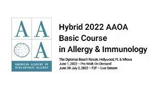 2022 Hybrid Basic Course in Allergy & Immunology