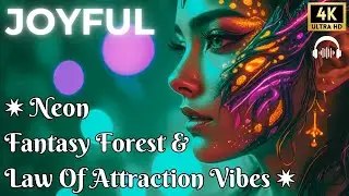 Feel Joy Now ✨ Tropical Pop & Neon Forest Fantasy Music Video + Law of Attraction Vibes ✨JOYFUL