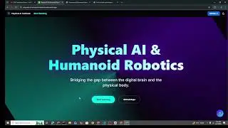 My Full Physical AI Humanoid Robotic Book + RAG Chatbot | 2-Minute Showcase