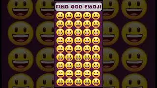 Find different emoji🧐😃|challenge| #funquiz #quizgames  #shorts