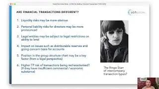 Transfer Pricing Webinar: Legal Implementation of Intercompany Agreements
