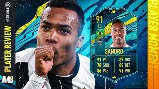 MOMENTS ALEX SANDRO PLAYER REVIEW | 91 MOMENTS ALEX SANDRO REVIEW | FIFA 20 Ultimate Team