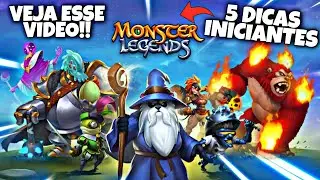 5 DICAS INCR&Iacute;VEIS PARA INICIANTES EVOLU&Iacute;REM R&Aacute;PIDO NO MONSTER LEGENDS!!