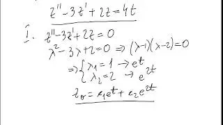 Ecuații diferențiale de tip Euler-Cauchy