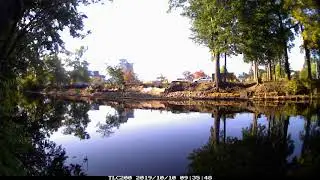 Red Cedar River Restoration Time Lapse--Michigan State University