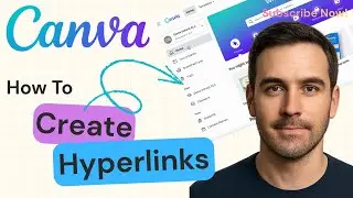 How To Create Hyperlinks In Canva | Canva Tutorial 2025