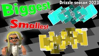 (OLD) How big is *EVERY* Splatoon 3 map? [Splatoon 3 Drizzle season 2023]