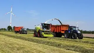 Claas Jaguar 980-type 498 -Loonw. Van Holderbeke - gras hakselen