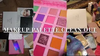 AM I A MAKEUP HOARDER??!! (MOST OF ITS EXPIRED!) | Makeup Palette Clean Out