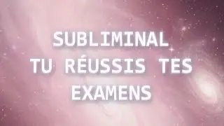 ⚡ TU RÉUSSIS TON EXAMEN *avec la meilleure note (⚠️subliminal puissant⚠️)