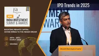 IPO trends in 2025 | Bhavesh Shah at #MintIIS2025