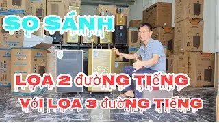 ph&acirc;n biệt v&agrave; so s&aacute;nh loa 2 đường tiếng v&agrave; loa 3 đường tiếng