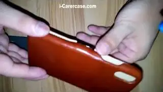 iCarer iPhone X Vintage Genuine Leather Case