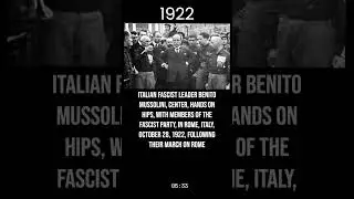Benito Mussolini  1922 #worldwar #russianrevolution #history #ww2