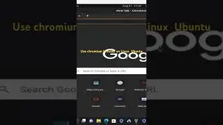 Use chromium browser on Linux  Ubuntu #shorts