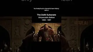 The Delhi sultanate #youtubeshorts #aihistory #indianhistory