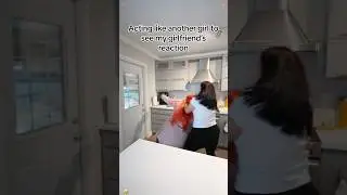 Pretend there is another girl in the house prank#foryou #funny #funnyprank #prank #funnyvideos #fyp