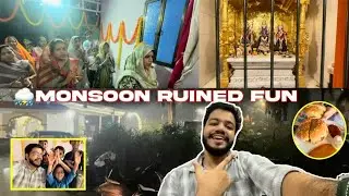 Baarish Ne Kiya Sabka Mood Karab😡#youtube  #navratri #fun #rain #trending #viral 