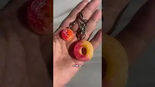 The peach ring, keychain process and growth ❤️🍑