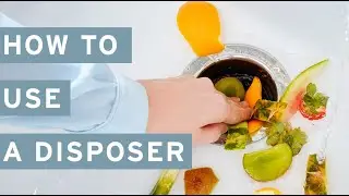 How to use a food waste disposer