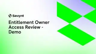 Track 27- Entitlement Owner Access Review Demo