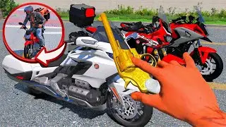 OS DRAK SÓ GOSTA DE ROUBAR MOTO DA HONDA 😍🥰 OS MENOR FOI DE POP110 E VOLTOU DE FOGUETE 🤬🤯 l GTA 5 RP