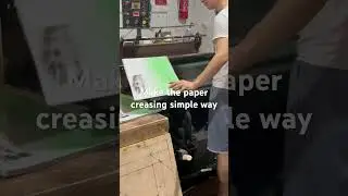 How to make the paper creasing simply way