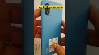 Poco c50 hard reset | Poco c50 password unlock | Poco mobile ka lock Kaise Tode | Frp Bypass #frpシ