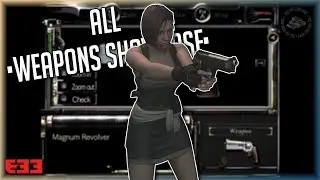 Resident Evil: Remake HD Remaster - Витрина всего оружия (с настоящими именами и отсылками)