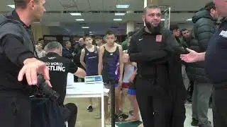 Взвешивание борцов на Мечиевском турнире по вольной борьбе.