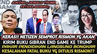 KERAS! NETIZEN SEMPROT RISMON YG MAU KIRIM BUKU TENTANG GIBRAN KE DONALD TRUMP! INA LIEM BONGKAR INI