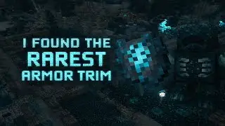 I Finally Found Minecraft&rsquo;s RAREST Armor Trim&hellip; {day 27 }