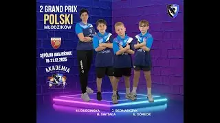 2. Grand Prix Polski młodzików. Sępólno Krajeńskie 16-18.12.2025 - cz. 1.